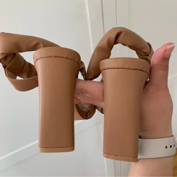 Lemon Drop by Priviledge Mauve Pink 4.5” Block Heel Square Toe Size 10 - Picture 4 of 9